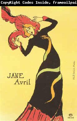  Henri  Toulouse-Lautrec Jane Avril -1899